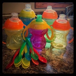 Sippy cups & spoons